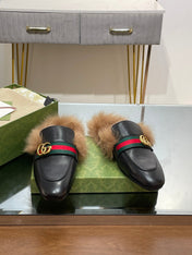 2015 RE-EDITION MEN'S PRINCETOWN IN BLACK CALFSKIN AND LAMB WOOL LINING