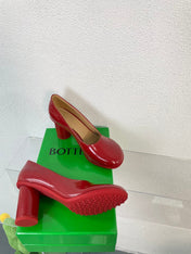 ATOMIC HIGH PUMP 9 CM IN RUBY RED CALFSKIN
