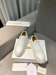 NAMA SNEAKER IN WHITE LAMBSKIN AND DOVE GREY SUEDE