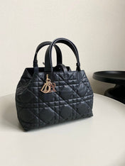 TOUJOURS 28 BAG IN BLACK LAMBSKIN