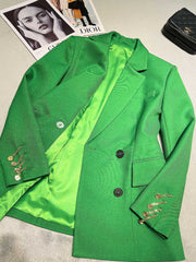 BURBERRY 25S DOUBLE-BREASTED BLAZER 0049