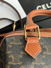 BOSTON TRIPHOME 19 BLACK PATTERN CALFSKIN