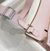 HM JYPSIERE SHOULDER BAG 23 IN BABY PINK CALFSKIN