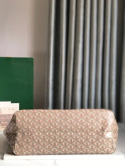 SAINT LOUIS PM 34 IN GREY MIX PINK GOYARDINE CANVAS AND CALFSKIN