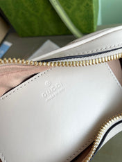 MARMONT HEART BAG 20 IN WHITE CALFSKIN GOLD HARDWARE