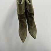 SL NIKI BOOTIES OLIVE SUEDE