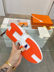 GIGA SNEAKER CARAMEL MIX LIGHT GRAY CALFSKIN