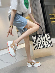 GIGA SNEAKER CARAMEL MIX WHITE CALFSKIN