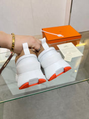 GIGA SNEAKER CARAMEL MIX WHITE CALFSKIN