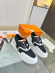 GIGA SNEAKER BLACK MIX WHITE CALFSKIN