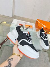 GIGA SNEAKER BLACK MIX WHITE CALFSKIN