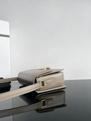 TRIOMPHE TEEN 18 GREY COWHIDE