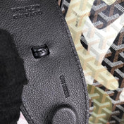 SAINT LOUIS GM BAG 40 IN GREEN LETTRES CAMOUFLAGE GOYARDINE CANVAS