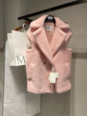 MAX MARA 25S SLEEVELESS TEDDY VEST 064