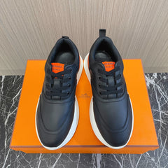 GIGA SNEAKER GLOSSY BLACK CALFSKIN