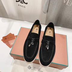 LP SUMMER CHARMS WALK LOAFERS BLACK SUEDE