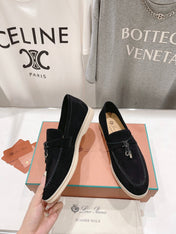 LP SUMMER CHARMS WALK LOAFERS BLACK SUEDE