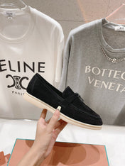 LP SUMMER CHARMS WALK LOAFERS BLACK SUEDE