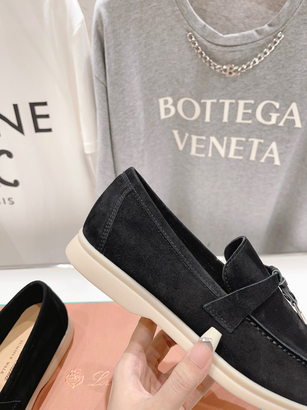 LP SUMMER CHARMS WALK LOAFERS BLACK SUEDE