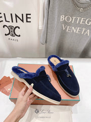 LP CHARMS WALK BABOUCHE LOAFERS INDIGO FLEECE