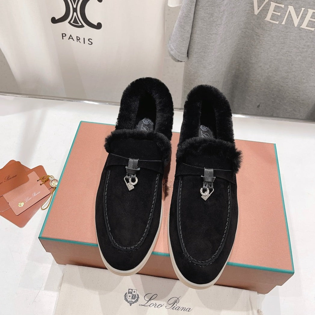 LP SUMMER CHARMS WALK LOAFERS BLACK FLEECE