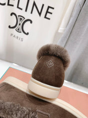 LP SUMMER CHARMS WALK LOAFERS BROWN FLEECE