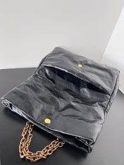 MONACO MEDIUM BAG 32 IN BLACK ARENA CALFSKIN GOLD HARDWARE