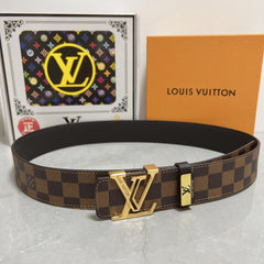 LV 25S BELT 38 MM IN BROWN CALFSKIN 593202