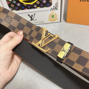 LV 25S BELT 38 MM IN BROWN CALFSKIN 593202