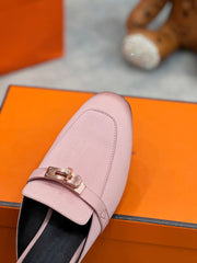 0Z Mule Pink Silk Thick Cloth/Sheepskin