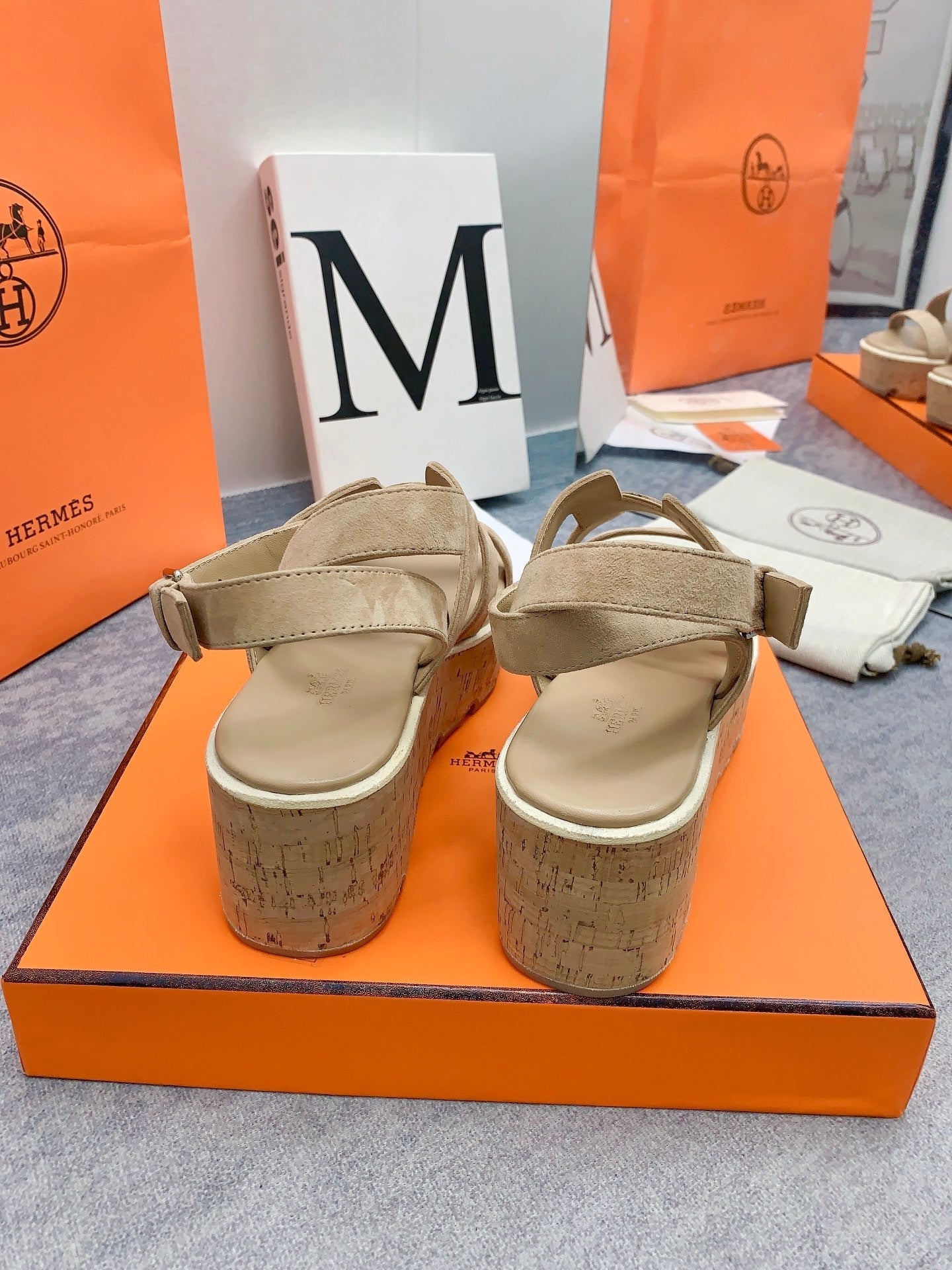 HAVANE 30 SANDAL IN TORTILLA BROWN SUEDE