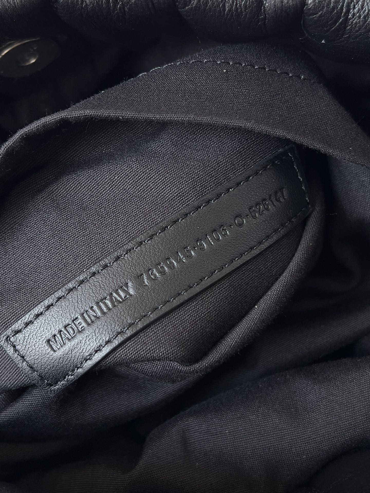 MONACO BAG 32 IN BLACK QUILTED THIN CALFSKIN SILVER HARDWARE