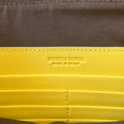INTRECCIATO 30 IN LIGHT YELLOW LAMBSKIN