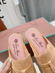 LP CHARMS WALK BABOUCHE LOAFERS CANTALOUPE SUEDE