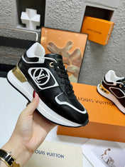 LV WOMEN SNEAKER IN BLACK CALFSKIN