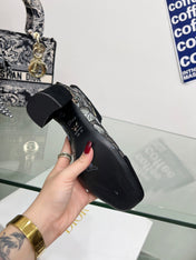 DIOR 25S NAUGHTILY-D ANKLE BOOTS 80 MM IN BLACK MESH TULLE AND SUEDE STYLE 2