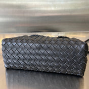 BV MEDIUM ANDIAMO 32CM BLACK LAMBSKIN