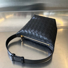 CANDY WALLACE 17 IN BLACK CALFSKIN