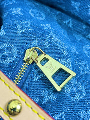ONTHEGO 35 IN BLUE MONOGRAM DENIM