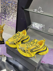 3XL SNEAKER IN YELLOW MIX BLACK MESH AND POLYURETHANE