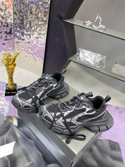 3XL SNEAKER IN BLACK MIX WHITE MESH AND POLYURETHANE