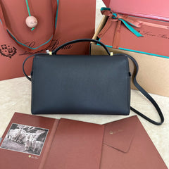 EXTRA BAG L27 IN BLACK GRAINED CALFSKIN WITH GOLD HARDWARE