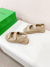 REFINED DAD SANDAL IN TUSCAN BEIGE LAMBSKIN