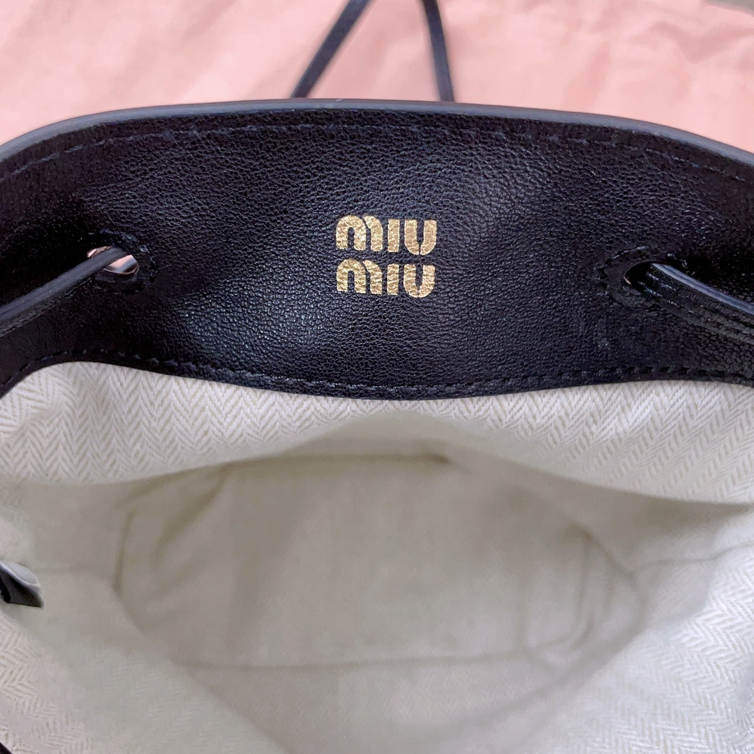 MINI BAG 17 IN BLACK SHINY CALFSKIN