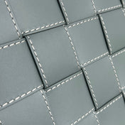 LARGE CASSETTE POUCH 35 IN GUNSMOKE CALFSKIN