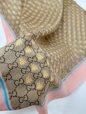 GUCCI 25S SCARF 140 IN CASHMERE 740369