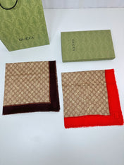 GUCCI 25S SCARF 140 IN CASHMERE 740367