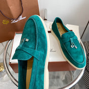 LP SUMMER CHARMS WALK LOAFERS TEAL SUEDE