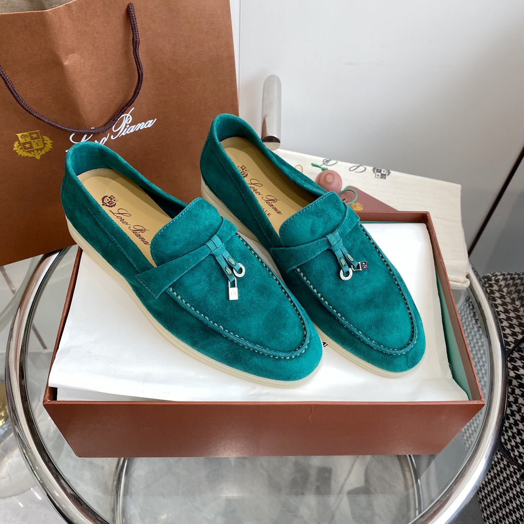 LP SUMMER CHARMS WALK LOAFERS TEAL SUEDE