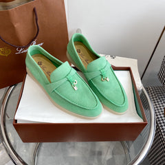 LP SUMMER CHARMS WALK LOAFERS MINT SUEDE